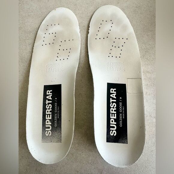 GOLDEN GOOSE Super-Star leather sneakers size 37 - Picture 8 of 14